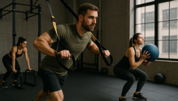 TRX, poids du corps, medball